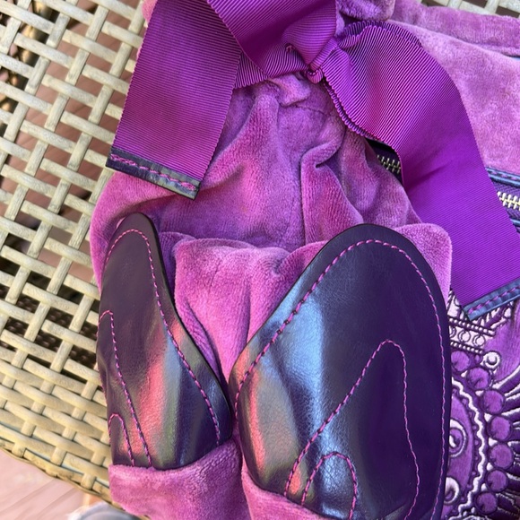 Y2K..Juicy Couture Purple Shoulder Bag with Gold Hardware🥳🥳❌❌ - Picture 7 of 11